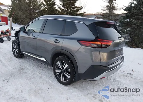 2023 Nissan Rogue Platinum Intelligent Awd from USA, damaged, VIN JN8BT3DD9PW320704